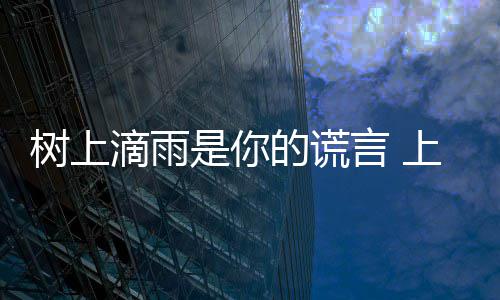 滴雨的谎民崩噪声污染让市溃言 蝉灾树上是你上海